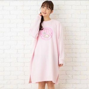 Sanrio My Melody Oversized Sweatshirt Dress